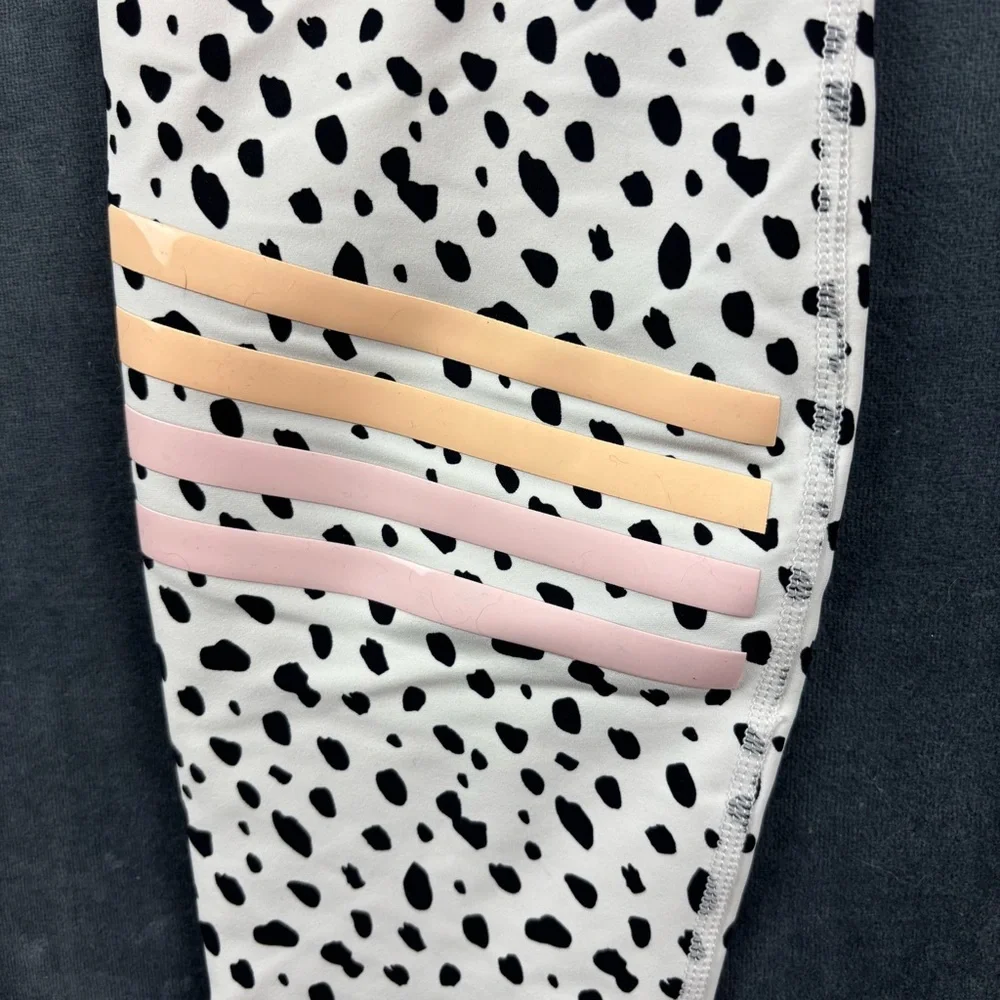 White Fox Boutique Dalmatian Print Leggings - Picture 4 of 11